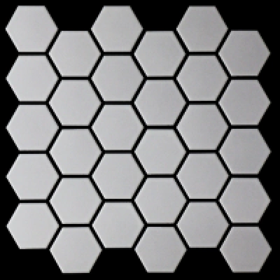 Classica White Matt Hexagon 51mm