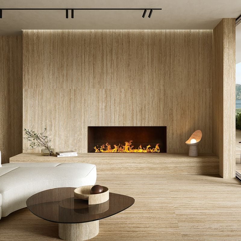 Verso Travertino Classic & 3D Fluted