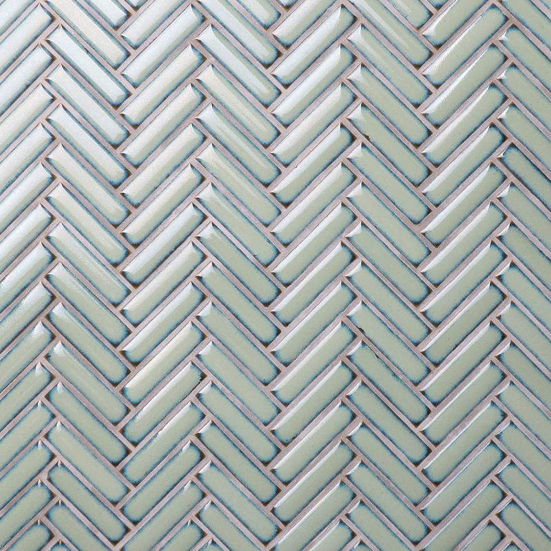 Artisan Mosaics Moss Herringbone