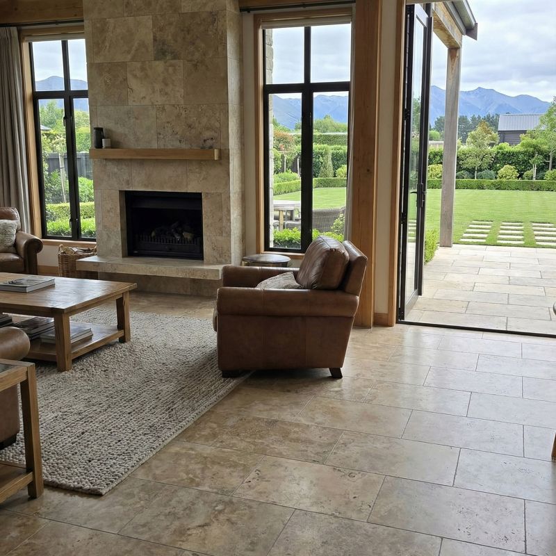 Sparta Latte Travertine Tumbled